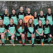 Harpenden Town ladies remain top of the Beds & Herts Premier Division. Picture: HTFC
