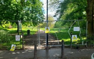 The usual access route from St Michaels to Verulamium Park has been closed due to safety reasons.