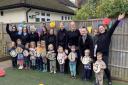 Parents, children and staff at Grasshoppers Day Nursery are celebrating their latest Ofsted rating