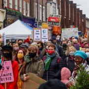 The COP26 Day of Action in St Albans.