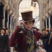 Timothée Chalamet in the title role as Willy Wonka in Warner Bros. Pictures and Village Roadshow Pictures’ WONKA.