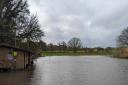 Verulamium Park has been impacted by flooding following heavy rainfall in recent days.