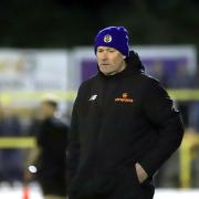 St Albans City manager Jon Meakes pointed at yet more errors at Tonbridge. Picture: PETER SHORT