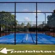 An example padel court.