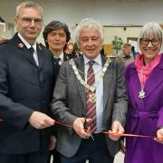 The mayor of St Albans has officially opened a new community café at the city's Salvation Army church.