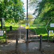 The usual access route from St Michaels to Verulamium Park has been closed due to safety reasons.