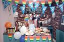 Quantum Care staff throw buffet for residents to celebrate their 30th anniversary