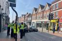 A moped rider fled the scene of a crash on Chequer Street, St Albans today (Friday, March 25)
