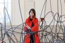 Artist Rosana Antolí's Chaos Dancing Cosmos can be seen in the Assembly Room at St Albans Museum + Gallery.