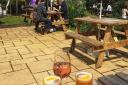 The garden at The White Lion