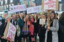 Harpenden schoolchildren held a climate emergency strike in the town centre.