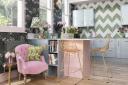 Emily Murray's kitchen features in her book, Pink House Living: For People Cheating On Fashion With Furniture. Picture: Susie Lowe/Ryland Peters & Small/PA