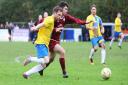 James Ewington claimed two goals for Harpenden Town as they won 2-1 away to London Colney. 

Picture: Karyn Haddon