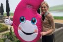 Jenni Falconer and the GolfSixes mascot. [Picture: PGAs of Europe]
