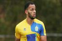 Dwayne Duncan scored for Borehamwood Rovers in the Herts Sunday Challenge Cup. Picture: KARYN HADDON
