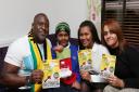 Michael, Noah, 7, Savannah, 13 and Michelle Wallace are organising a caribbean themed fundraiser for Collett School.