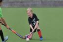 Grove school playing hockey at the Herts School Games