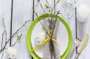 A Spring/Easter table setting