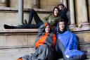 Former participants of the St Albans Abbey Sleepout