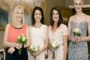Debbie Diggle, Annie Brewster, Lisa Bates and Sarah-Helen Harris.at last year's fashion show
