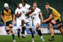 AUCKLAND, NEW ZEALAND - JUNE 06:  Maro Itoje of England makes a run during the 2014 Junior World Championships match between England and Australia at QBE Stadium on June 6, 2014 in Auckland, New Zealand.  (Photo by Anthony Au-Yeung/Getty Images)