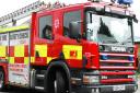 A 'large fire' has taken place at a derelict building.