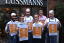 Andrei Lussmann and his team celebrating coming runners-up in the Observer Food Monthly Awards 2013