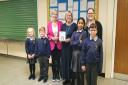 The award was presented by St Albans MP Daisy Cooper at a special assembly for the entire school.