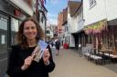 BID destination manager Kate Cohen with the new visitor guide to St Albans