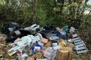 The Watford-based firm dumped these items near Redbourn.