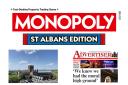 St Albans has been chosen as the theme for the latest edition of popular board game Monopoly.