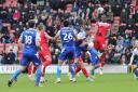 Omar Beckles goes close for Leyton Orient. Picture: TGS PHOTO