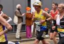 Steve Scorer of St Albans Striders ran the London Marathon six days after the Boston one.. Picture: KATE TETTMAR