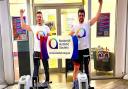 Luton resident Jordan Williams and Isaac Kenyon of St Albans are taking part in a world record attempt at Anytime Fitness in Welwyn Garden City.