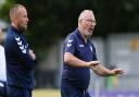 St Albans City manager Ian Allinson and assistant manager Chris Winton (left) are preparing to spring an FA Cup upset.