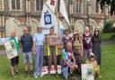 Members of the COP26 Relay at St Albans Cathedral.