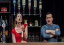 Jill Priest and Mark Dawson star in Two at the Abbey Theatre in St Albans.