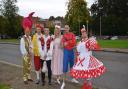 The cast of pantomime Dick Whittington in Harpenden