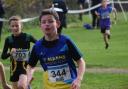 Jonah McNaught was seventh in the U11 race for St Albans Athletics Club. Picture: GRAHAM SMITH