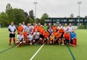 St Albans Hockey Club's Over 60s with their Dutch visitors. Picture: SAHC