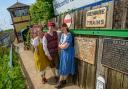 The cast of The Railway Children at St Albans Signal Box