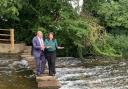 Ed Davey and Victoria Collins visited Batford Springs Nature Reserve to launch the party's election campaign in Harpenden and Berkhamsted.