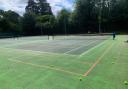 The tennis courts at Rothamsted Park have been refurbished.