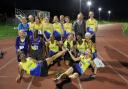 The St Albans Striders squad had a good night at Harrow. Picture: ST ALBANS STRIDERS