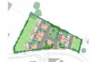 Plans have been submitted for the construction of six new four-bedroom homes near Redbourn Leisure Centre.