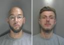 Two men have been jailed for a total of 15 years after a stab attempt was made during a St Albans burglary.
