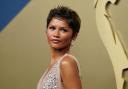 Zendaya debuted a new pixie haircut at the Emmy Awards (Richard Shotwell/AP)