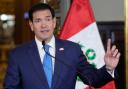 US Secretary of State Marco Rubio in Peru last week (Martin Mejia/AP)