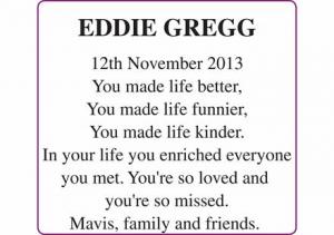 EDDIE GREGG