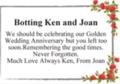 Botting Ken and Joan